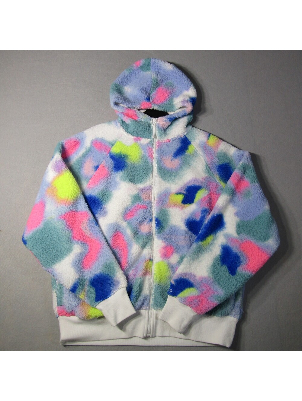 NWT DSG Cozy Jacket Full Zip Hooded Women's M Frosted Flower